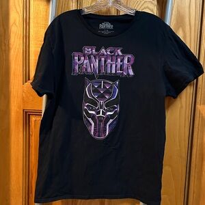 Marvel Black Panther Tee - Black and Purple